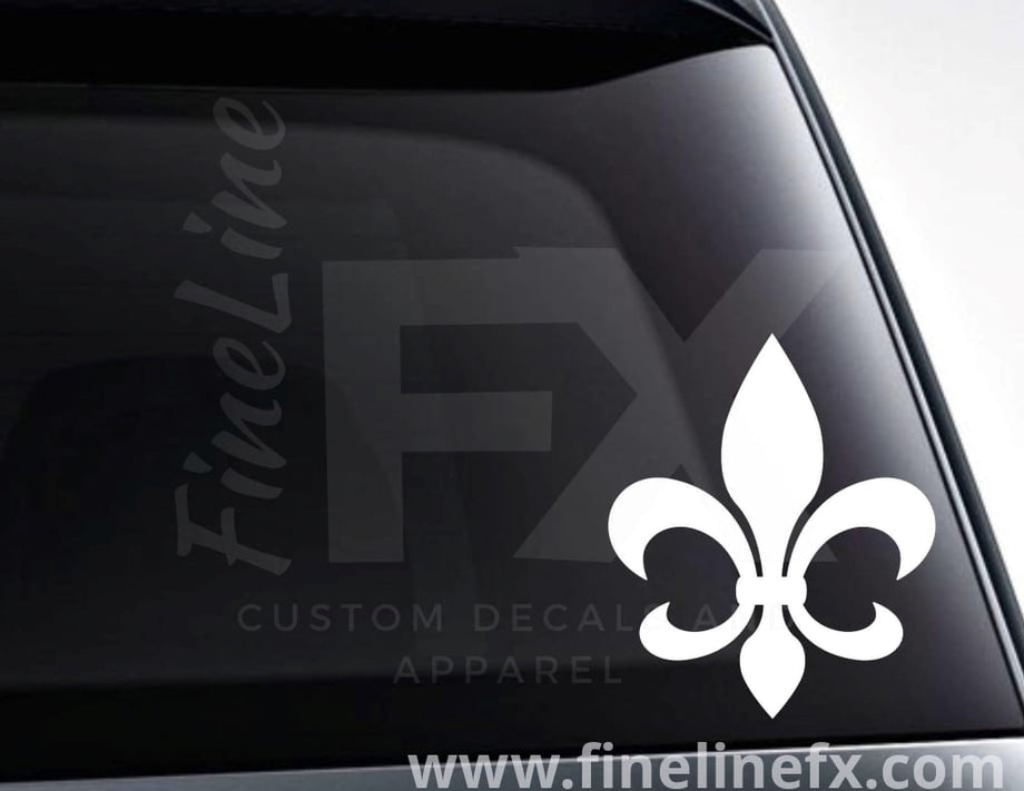 Mardi Gras Fleur-de-Lis Sticker